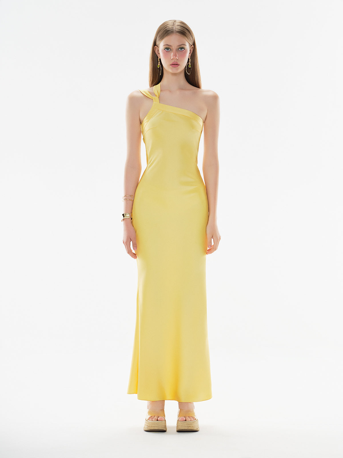 Off-shoulder Maxi Dress