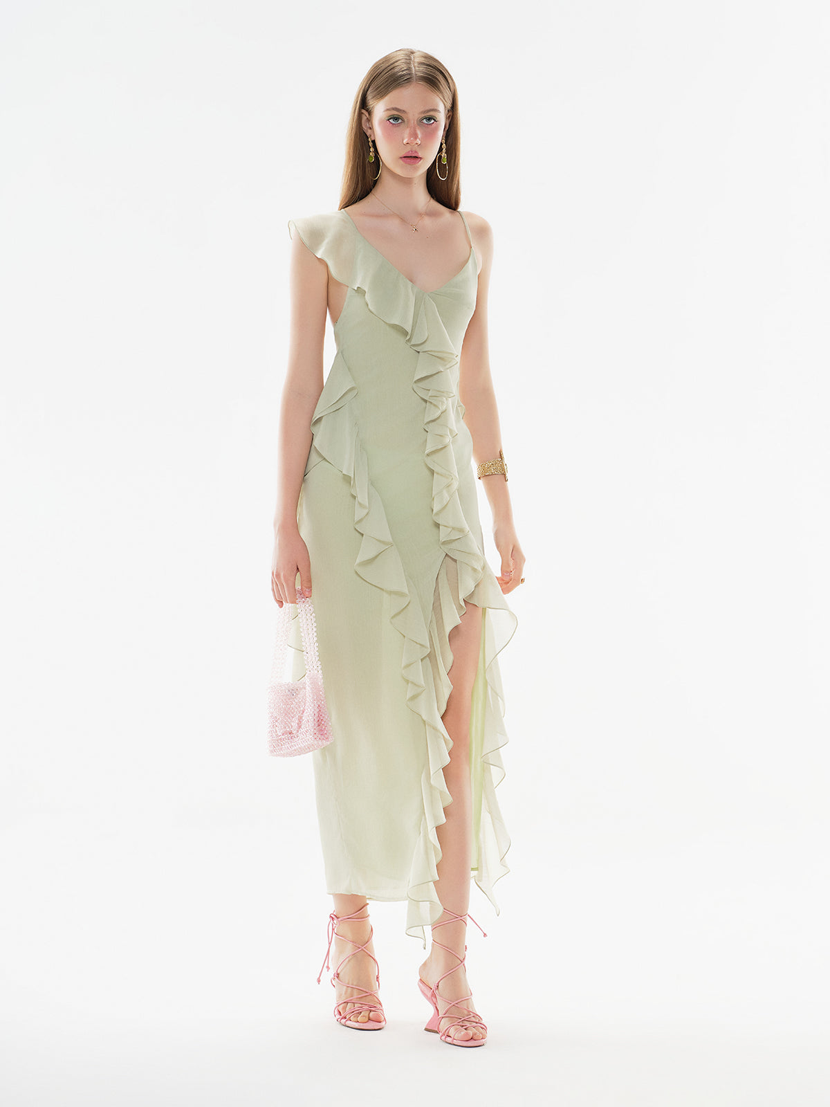 Mirage Ruffle Dress