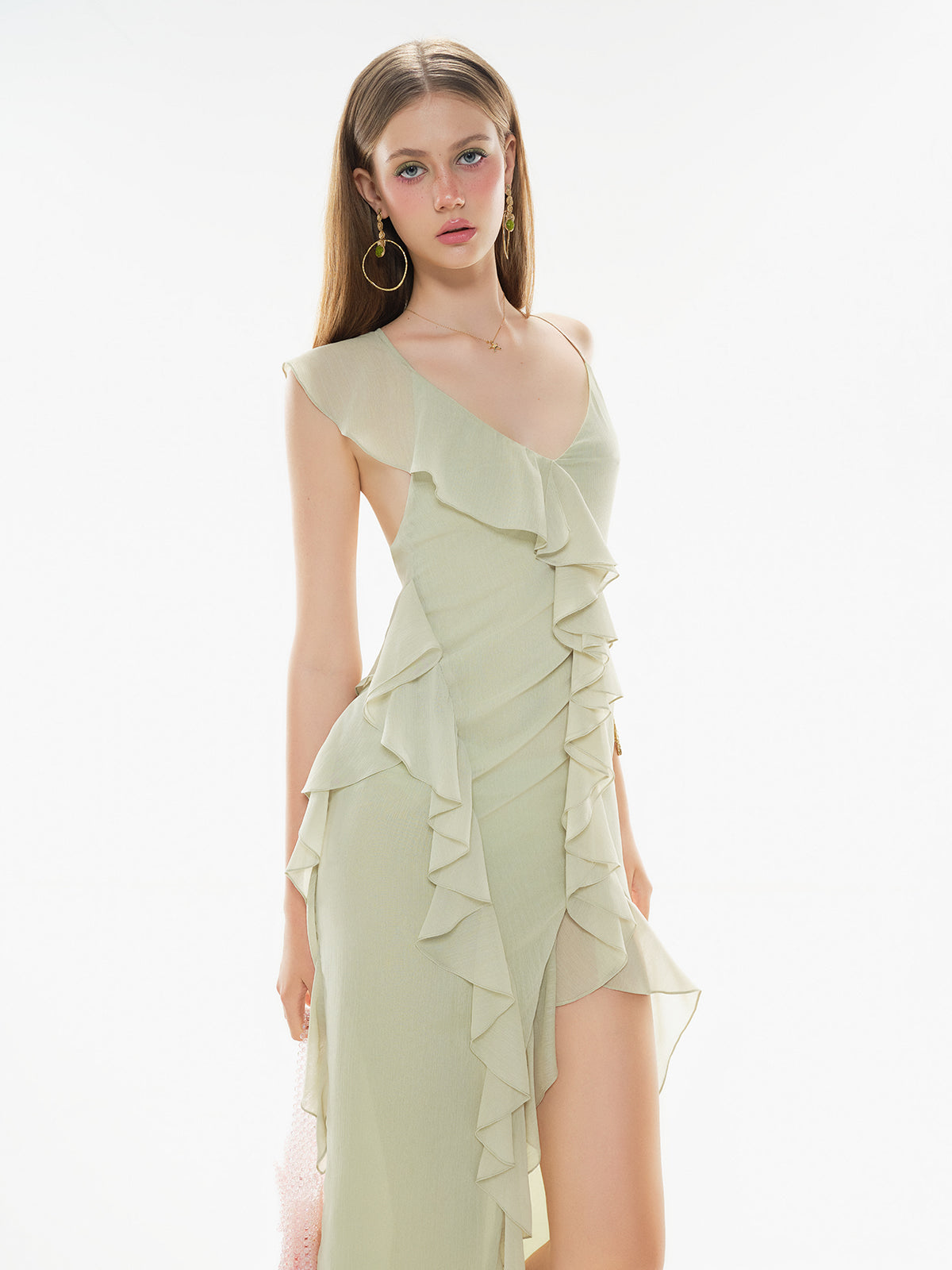 Mirage Ruffle Dress