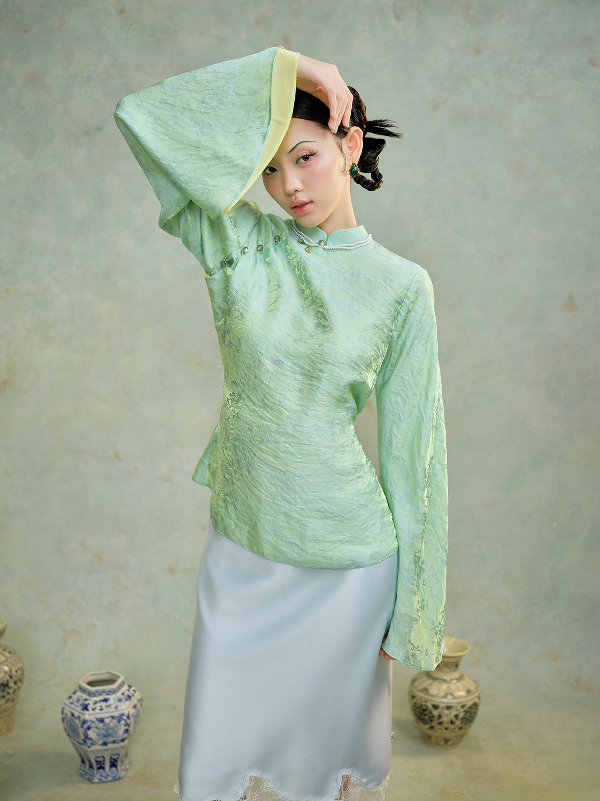 Whisper Lace Midi Skirt