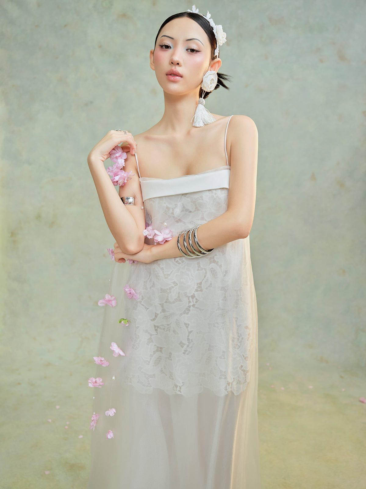 Serene Lace Maxi Dress