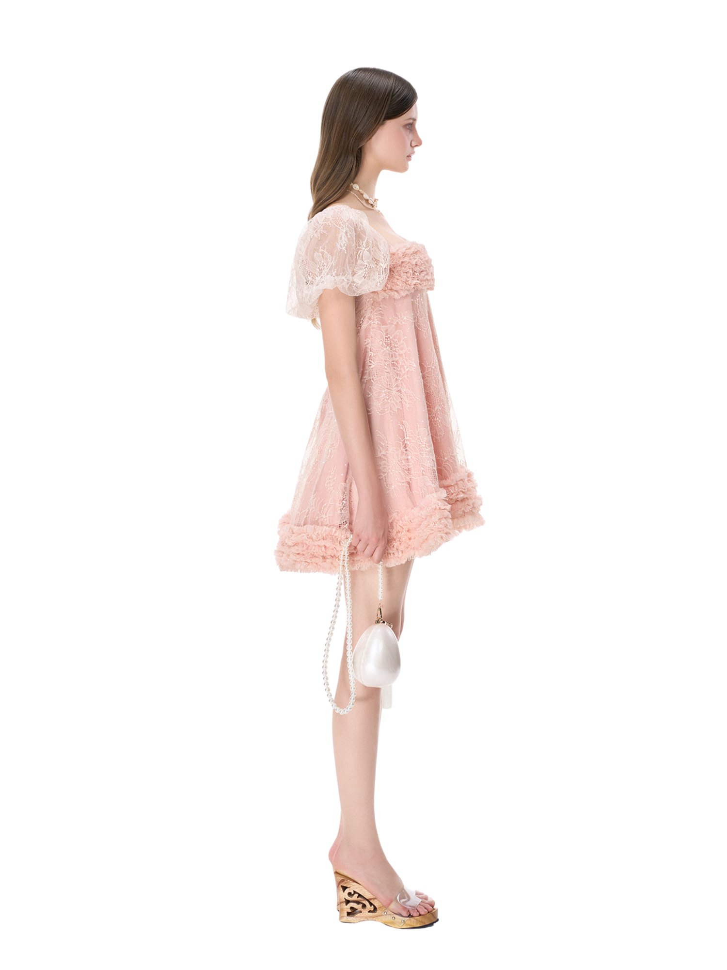 Berry Ruffle Dress