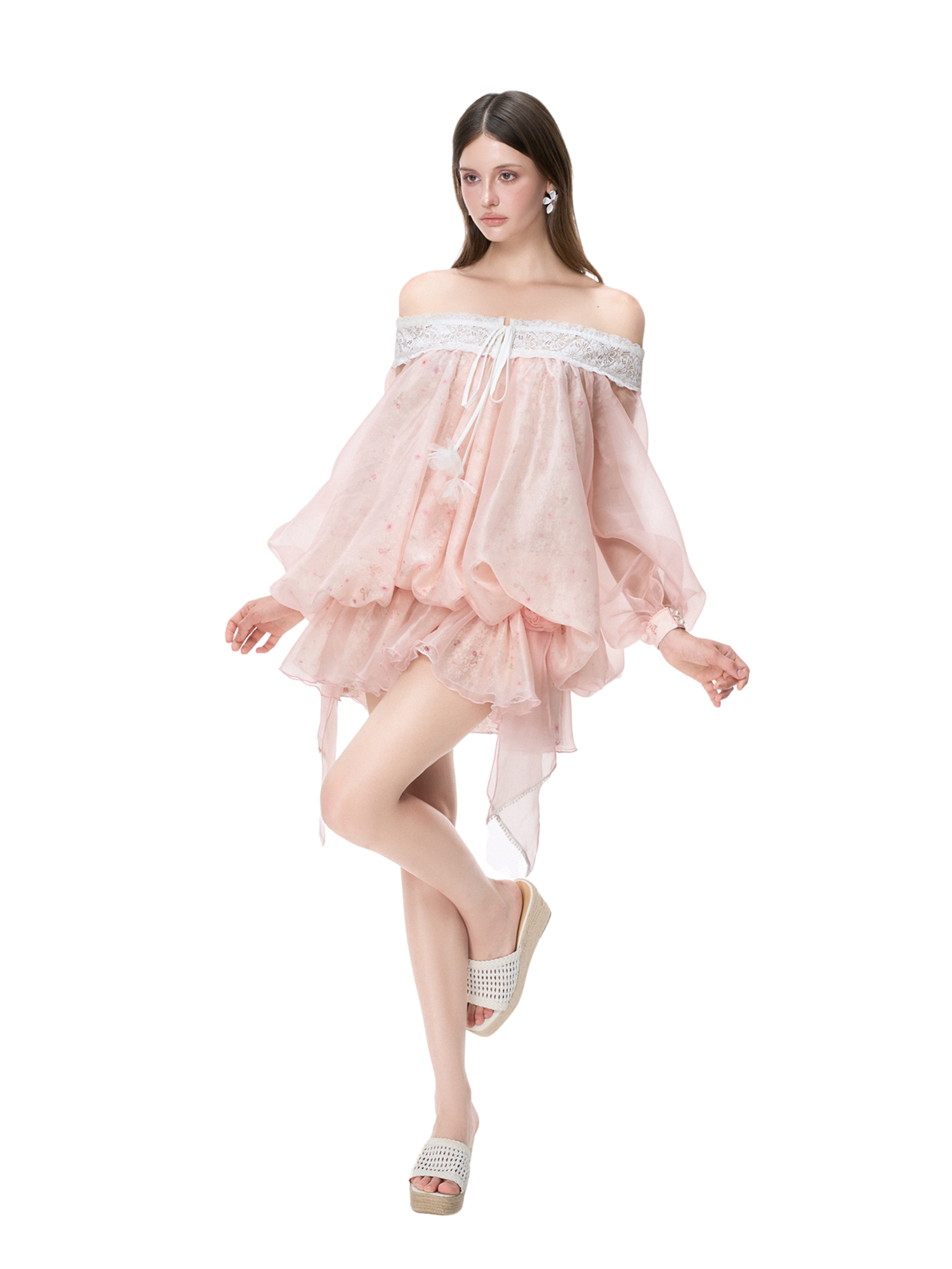 Aerial Puff Dress