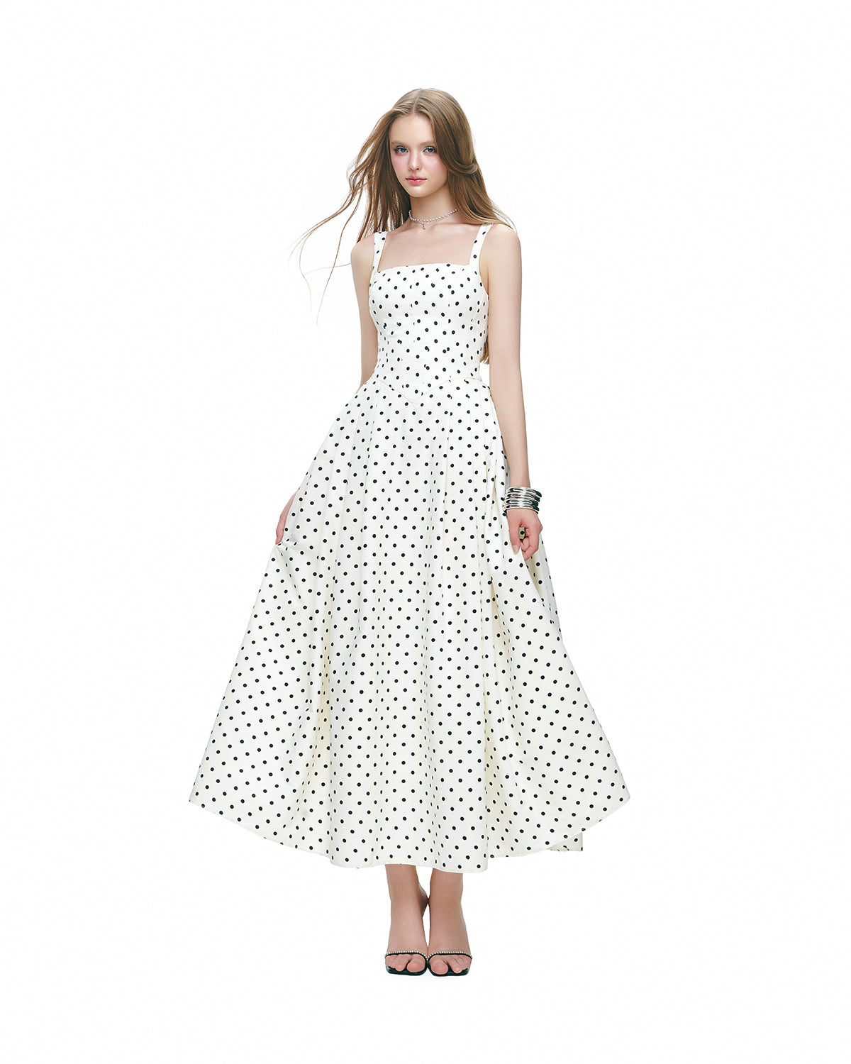 Polka Maxi Dress