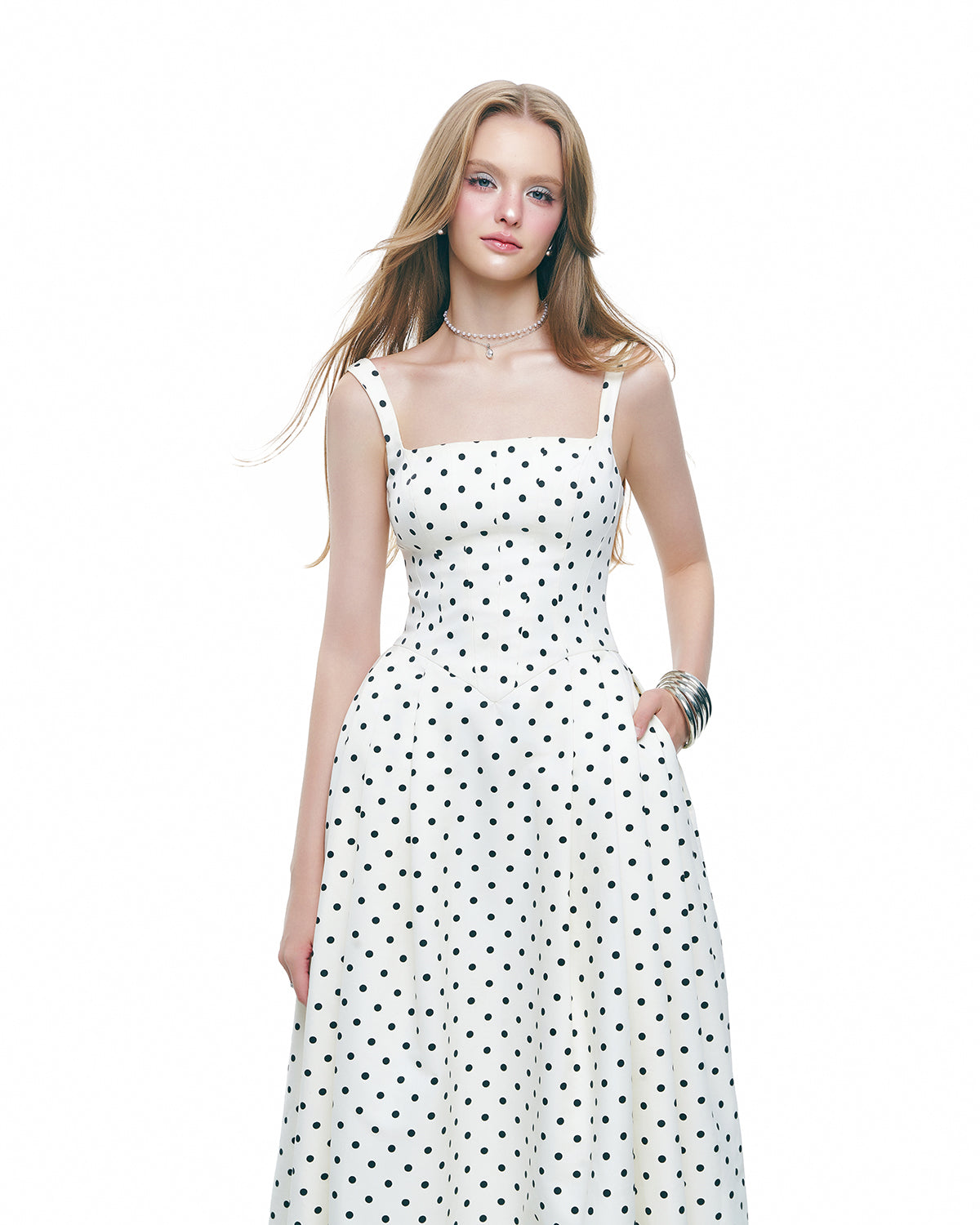 Polka Maxi Dress