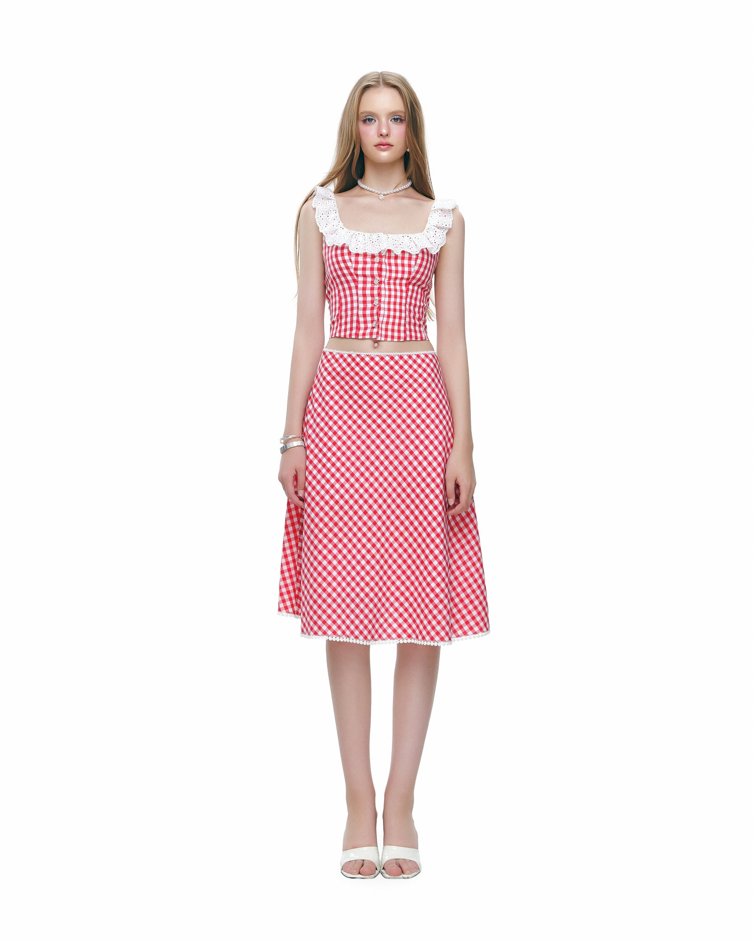 Gingham Kiss Set