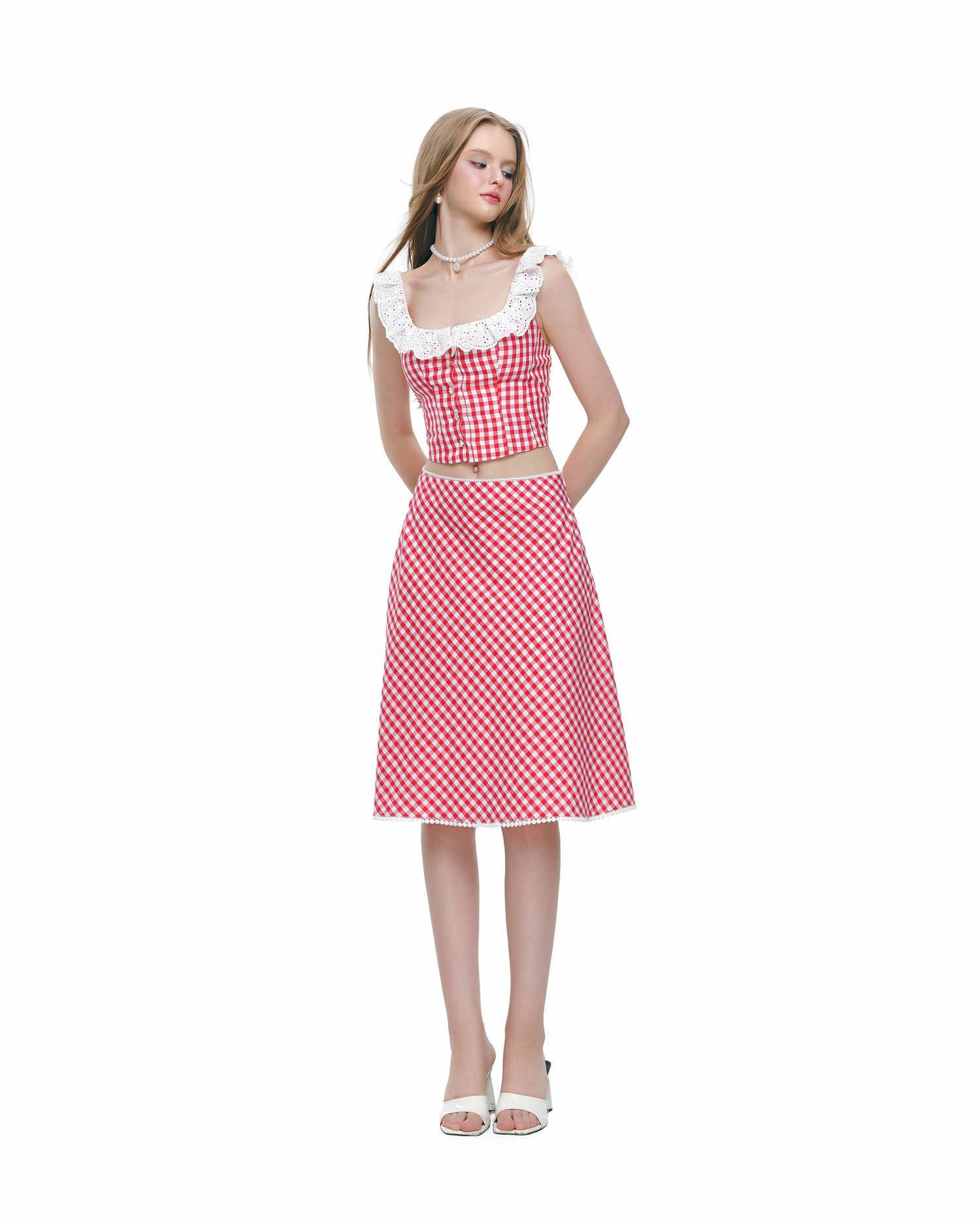 Gingham Kiss Set