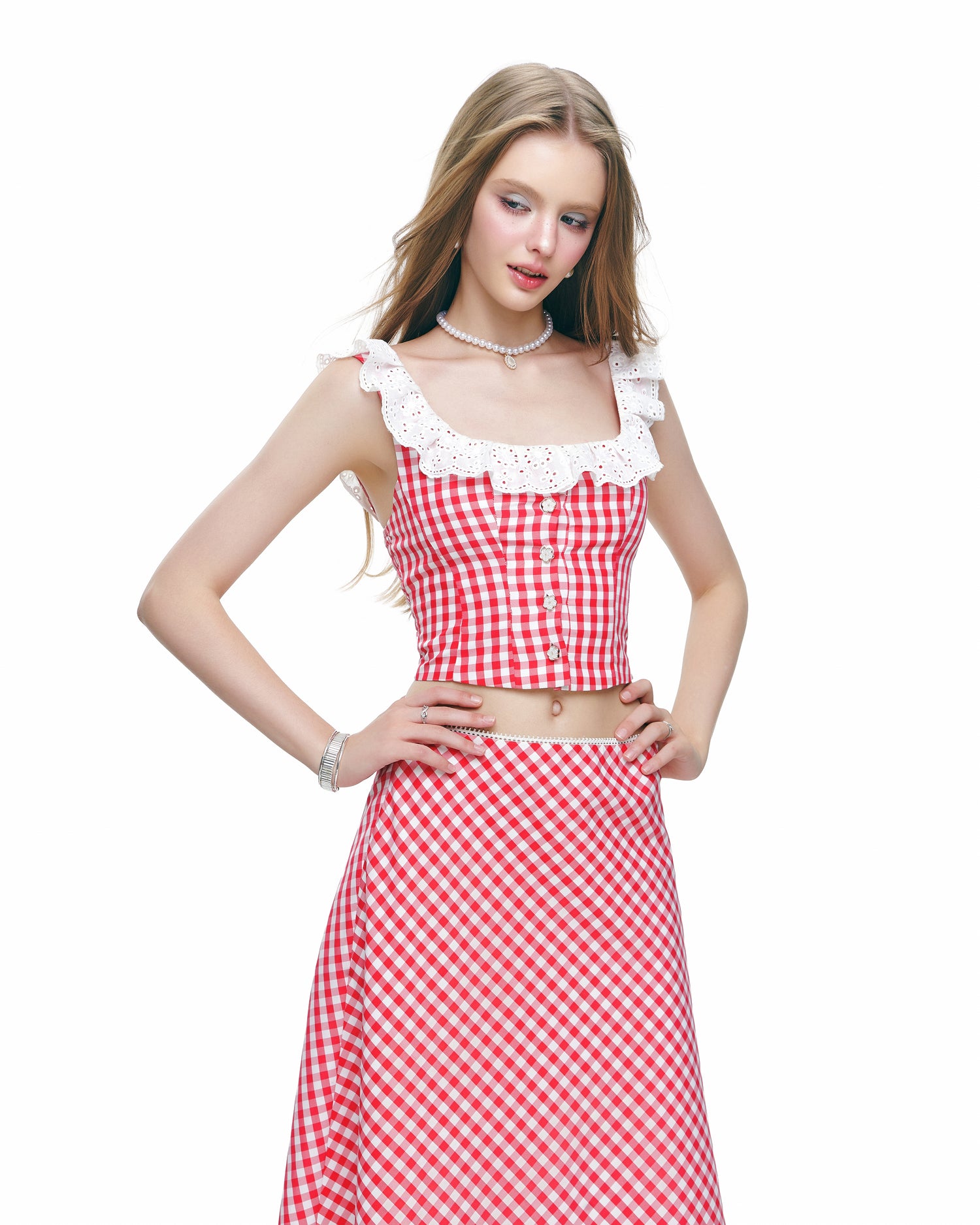Gingham Kiss Set