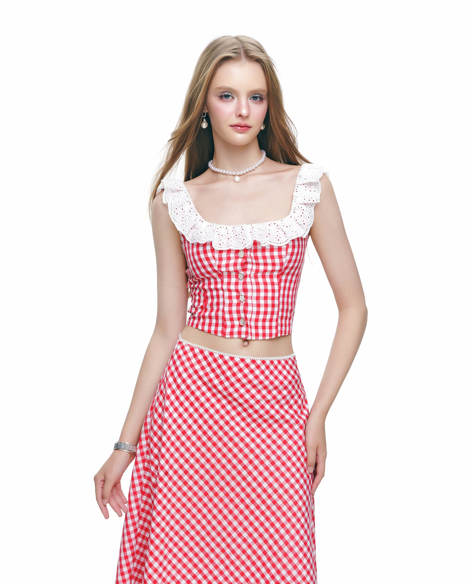 Gingham Kiss Set