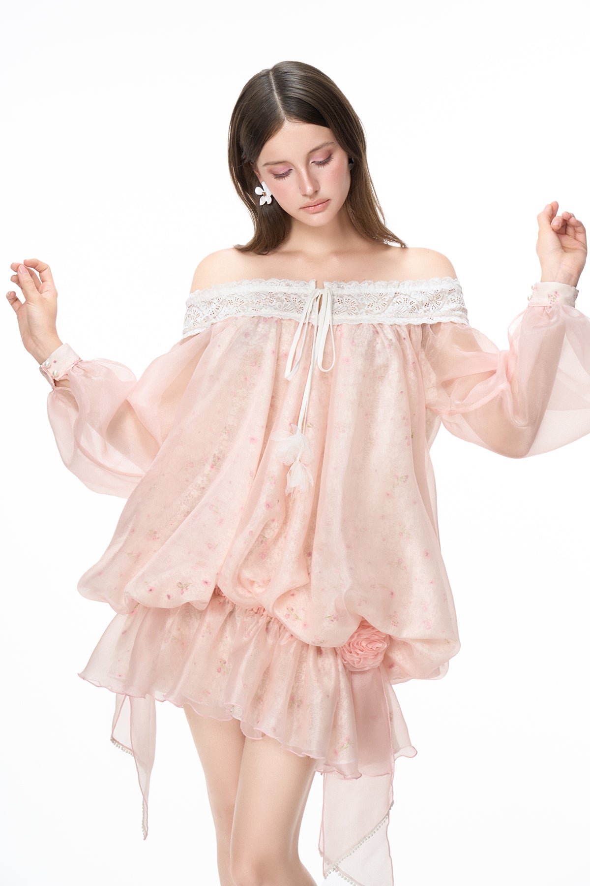 Aerial Puff Dress