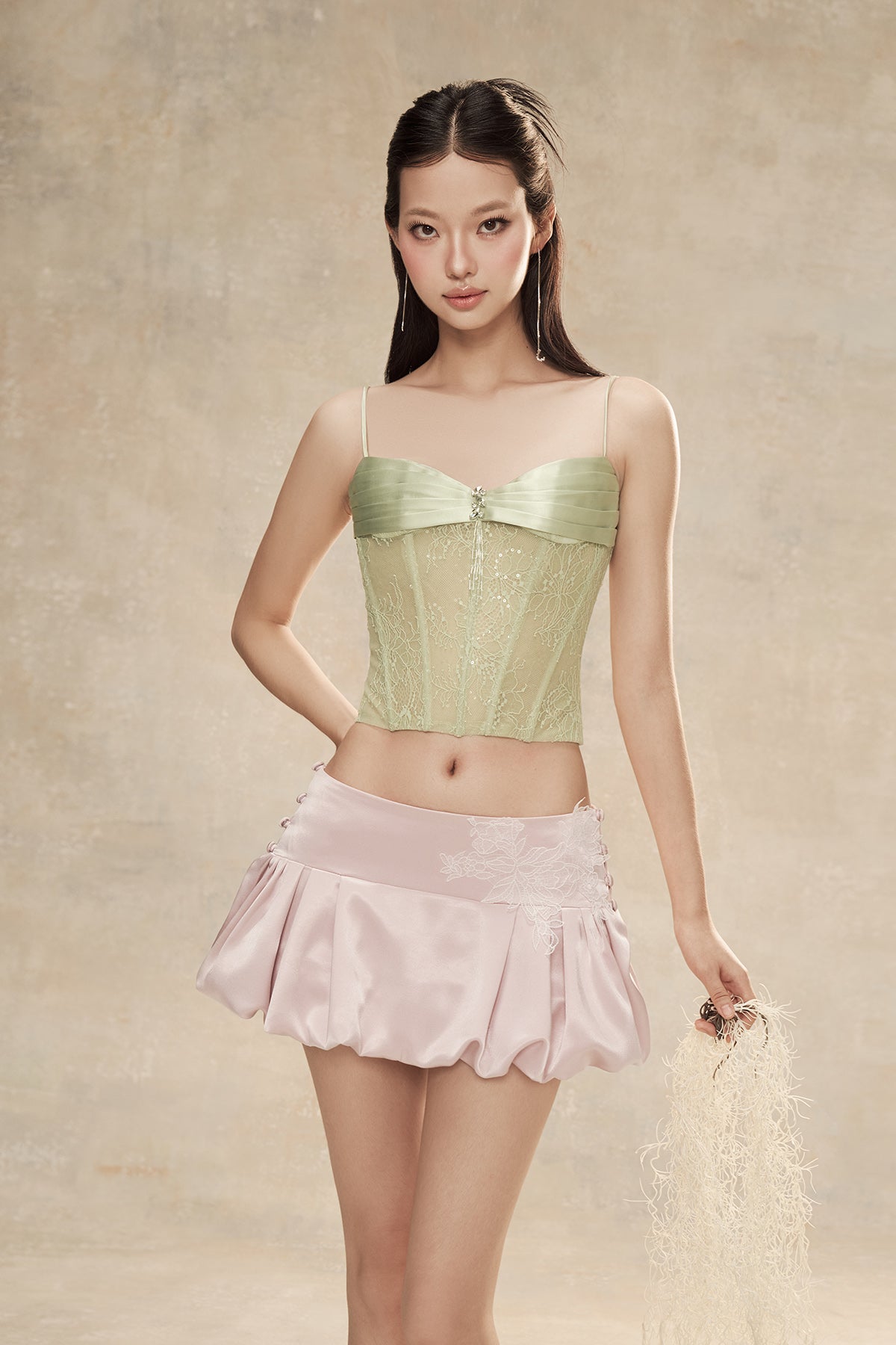 Aria Corset Top & Luna Mini Skirt