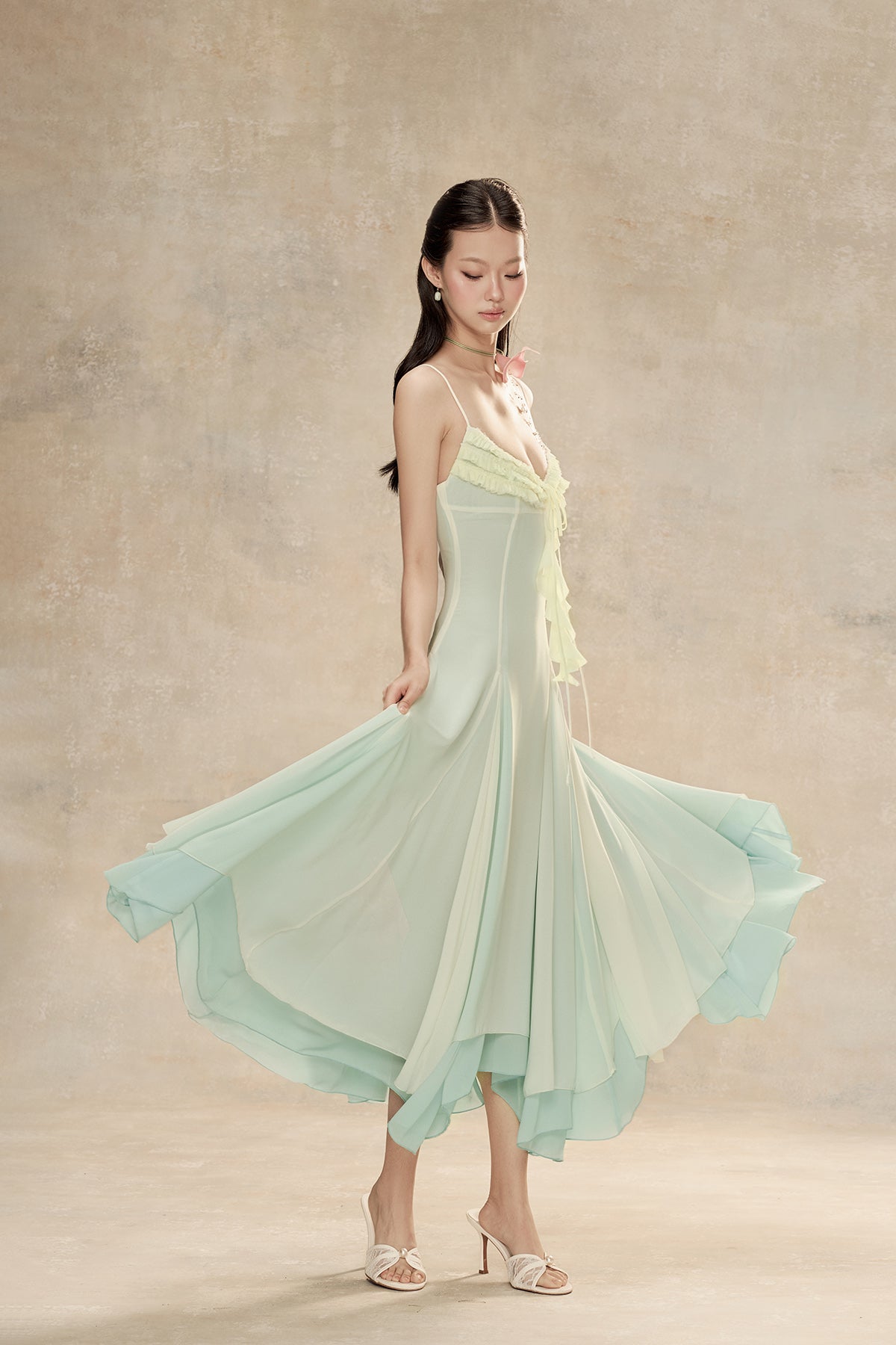 Green Evie Dress