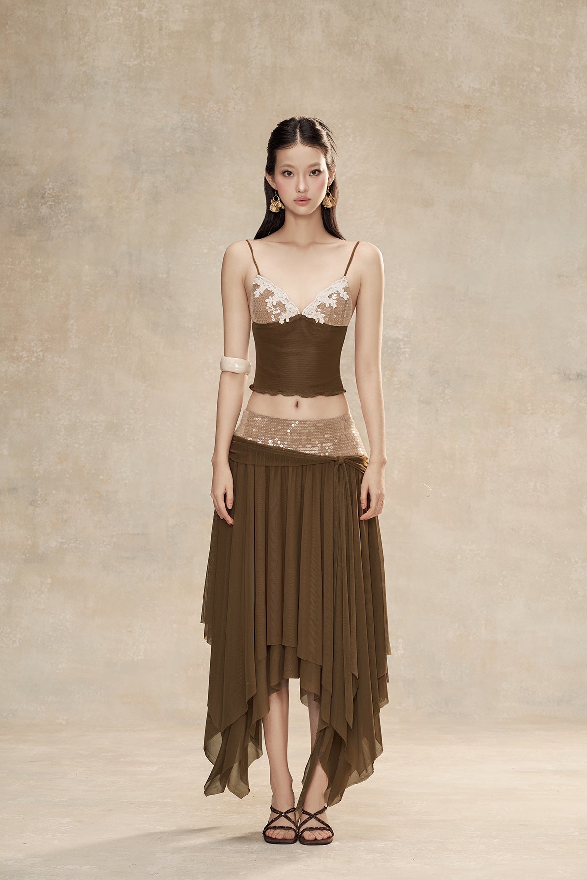 Zela Corset Top & Midi Skirt