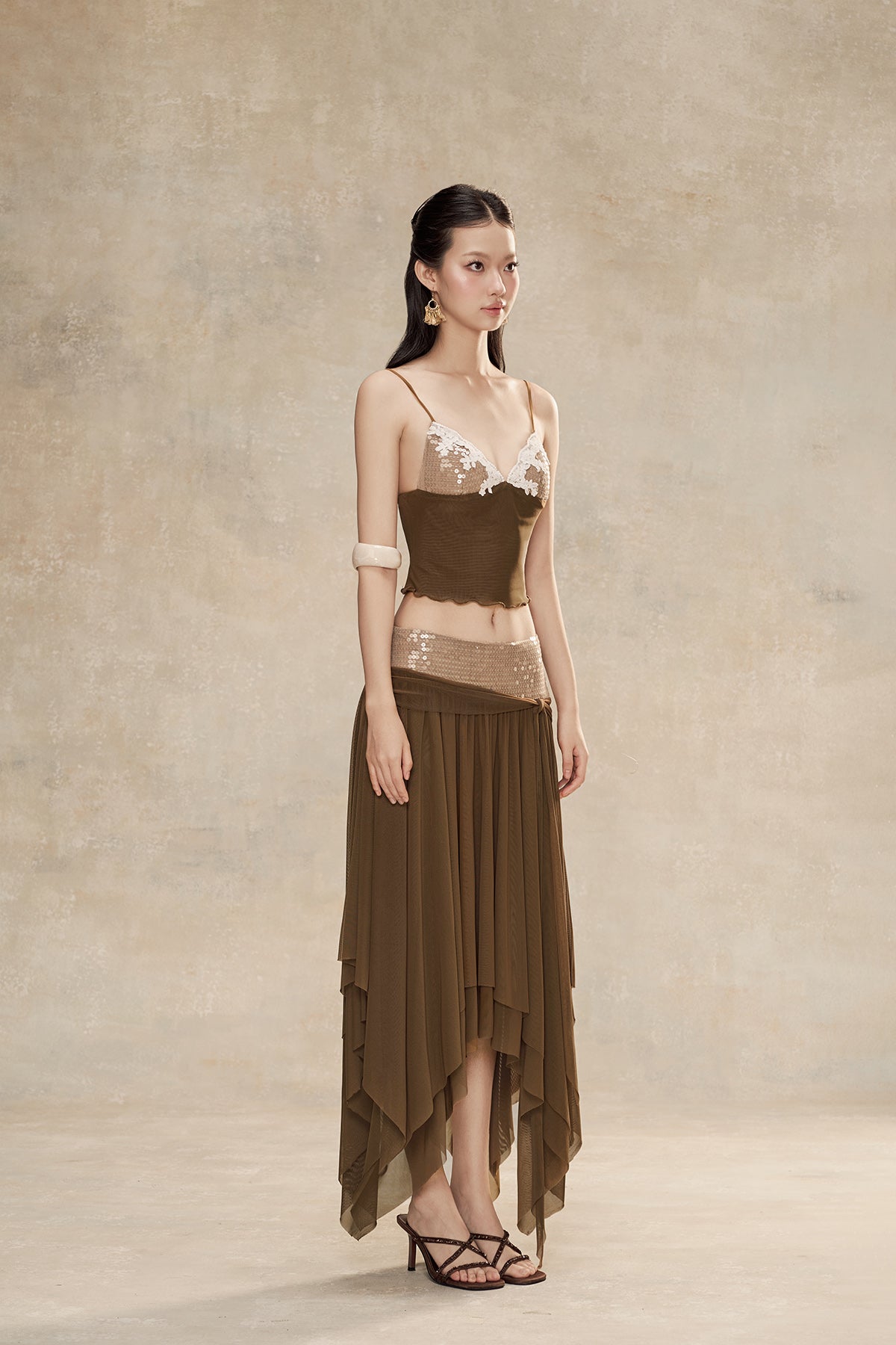 Zela Corset Top & Midi Skirt
