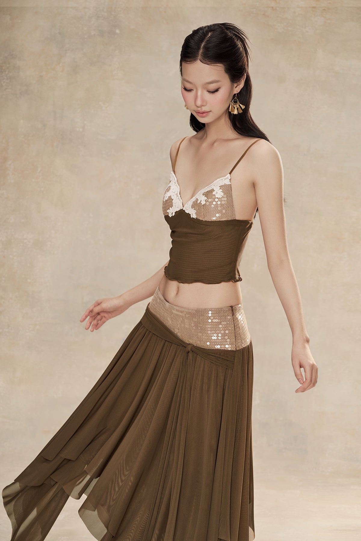 Zela Corset Top & Midi Skirt