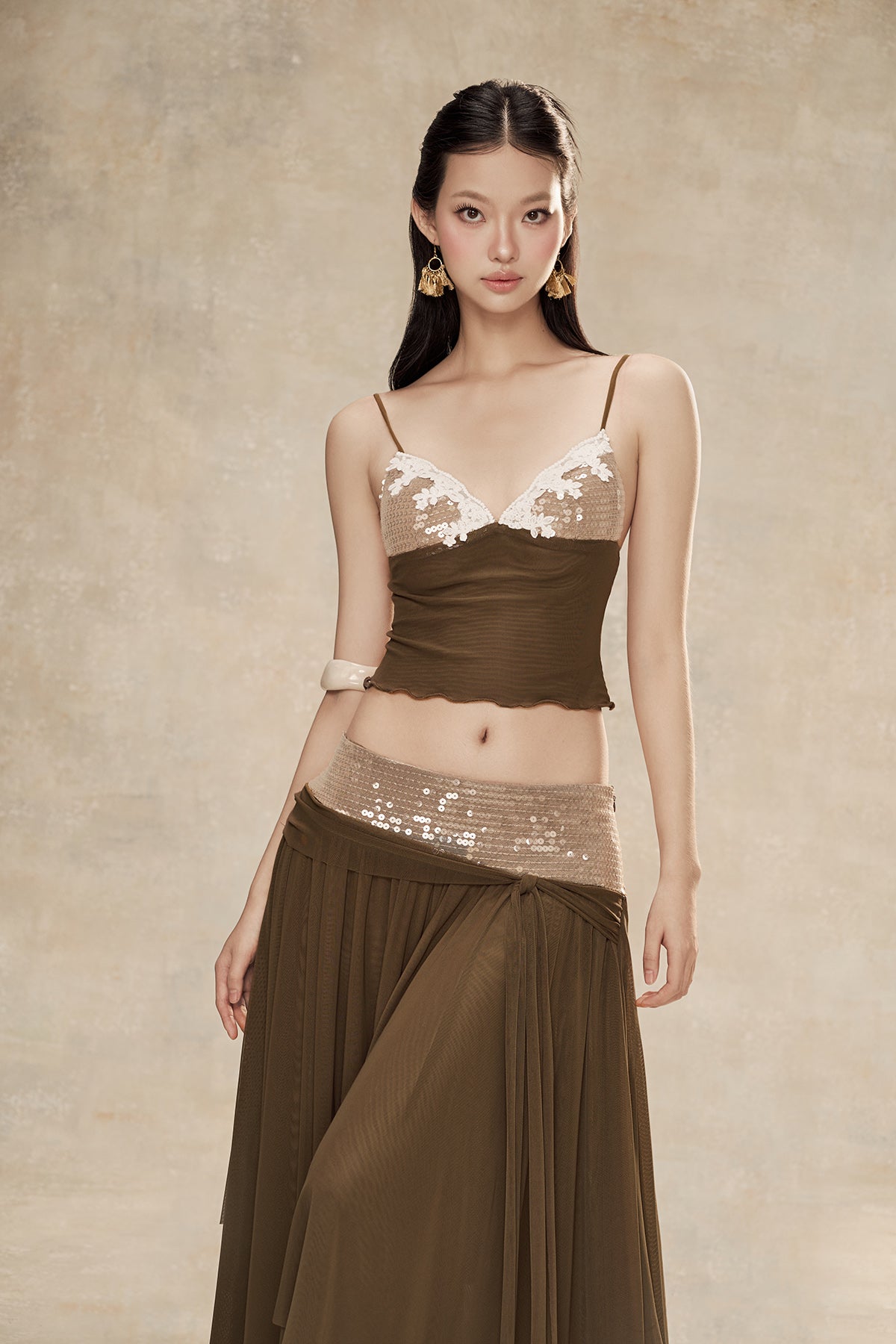 Zela Corset Top & Midi Skirt