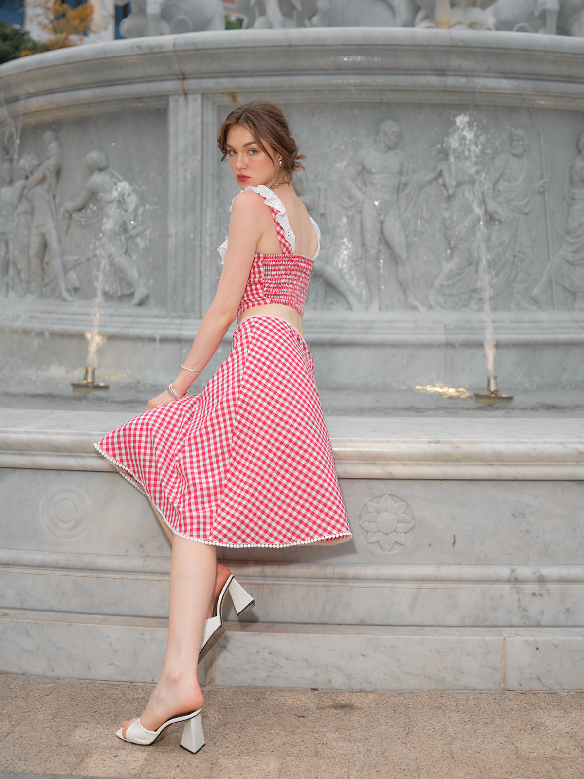 Gingham Kiss Set