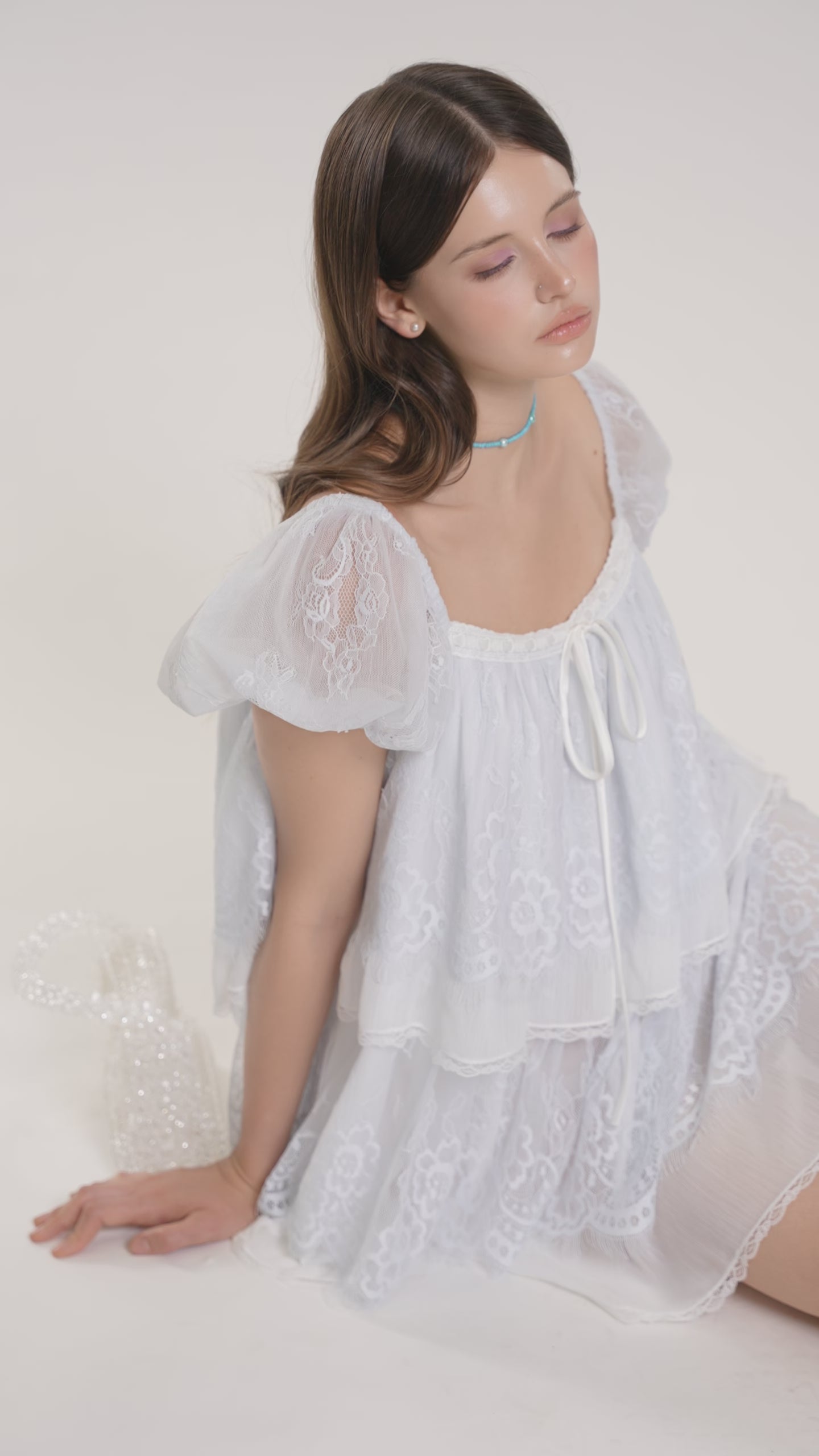 Cloudy Babydoll Dress