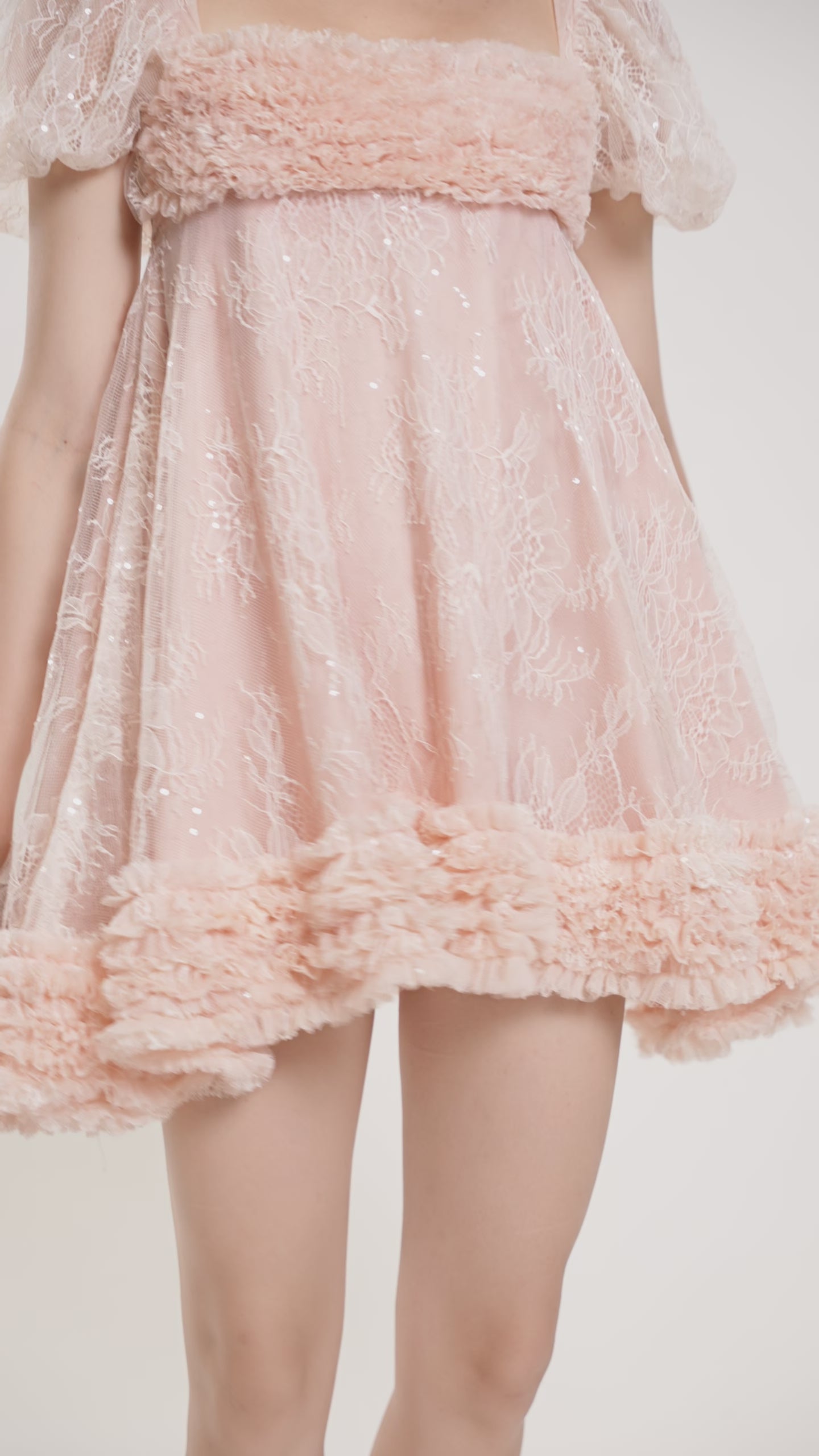 Berry Ruffle Dress